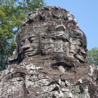 Cambodia Day 1 - The temple of four faces, Bayon Temple