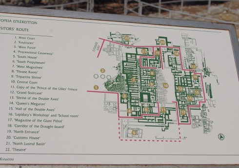 Layout of the palace - with the original descriptions from renovation #1